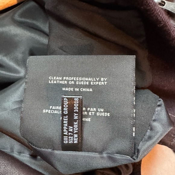 Marc New York Moto Jacket Genuine Leather Brown Soft Biker Classic Timeless M - Picture 12 of 16